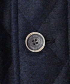 JOSEPH ABBOUD 【イタリア素材/軽量/中綿キルト】 スライバーチェックキルト ジャケット