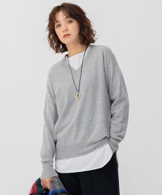 23区 L CARIAGGIウールカシミヤ Vネック ニット