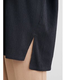 Green Parks ５分袖スキッパーカットチュニック