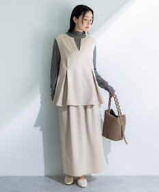 Green Parks 楽ちんリップルＩラインスカート