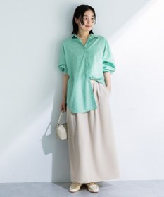 Green Parks 楽ちんリップルＩラインスカート