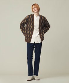 J.PRESS MEN 【WEB限定カラー有】モヘアヤーン アーガイルカーディガン