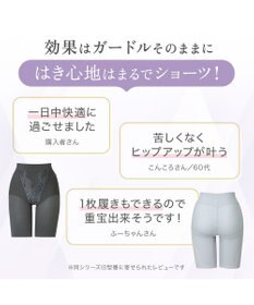 BRADELIS New York 【BRADELIS NewYork peace】綿混ストレッチハイブリッドガードル25 クロッチ付きで1枚履き可能な補整ガードル 消臭機能付き ブラデリス