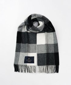 AURORA 【 LANVIN en Bleu （ランバン オン ブルー）】チェックウールストール