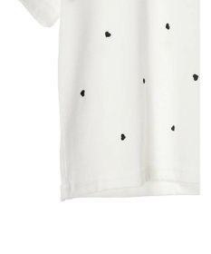 Green Parks ・Ｄｏｕｂｌｅ　Ｆｌａｇｓ　ハート刺繍ＴＥＥ