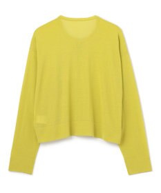 UNFILO 【洗える/接触冷感】 フロスティコットン クロップドカーディガン