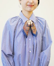 Marca 【伝統横濱スカーフ】ホルン  小判 シルクツイル スカーフ