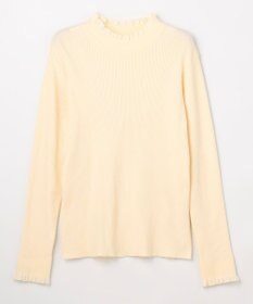 ANY SIS S CICA加工 ハイネック ニット