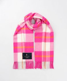 AURORA 【 LANVIN en Bleu （ランバン オン ブルー）】チェックウールストール