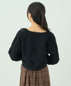 earth music&ecology ＳＥＴ２点刺繍ビスチェ＋カーディガン