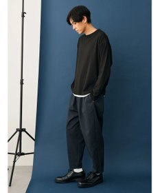 CRAFT STANDARD BOUTIQUE 梨地カットフェイクレイヤードＬ／Ｓ　ＴＥＥ