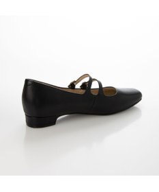 ing <ing>ダブルストラップフラットシューズ