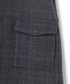 JOSEPH HOMME ニードルパンチグレンチェック　シングルブレストトレンチコート