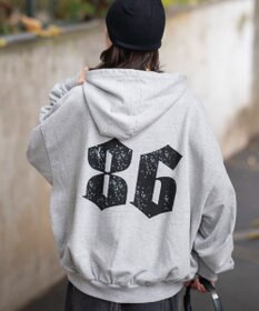 WEGO 【ユニセックス着用ITEM】グラフィックバルーンクロップドプルパーカー