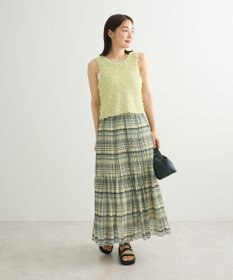 Green Parks ・ｓｗｉｎｇ　ｂｙ　２ｗａｙチュールヤーンベスト