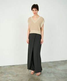 GRACE CONTINENTAL カノコショートニットトップ