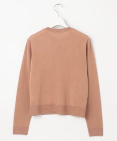 自由区 L 【アンサンブル対応・洗える】マラケシュフラワープリント長袖 カーディガン