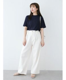 Green Parks プリーツ５分袖プルオーバー