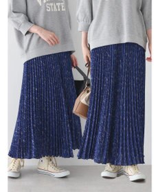 AMERICAN HOLIC 丈違いプリントプリーツスカート