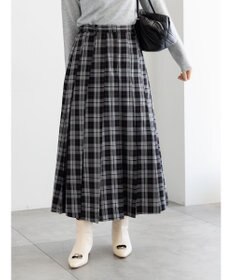 Te chichi チェックアソートロングプリーツスカート