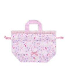 Mother garden マザーガーデン 野いちご ランチ巾着 《小花いちご柄》
