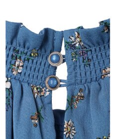 Green Parks ・ＥＬＥＮＣＡＲＥ　ＤＵＥ　フラワーｐｔティアードワンピ