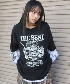 WEGO 【ユニセックス着用ITEM】グラフィックアンサンブルT（LS）