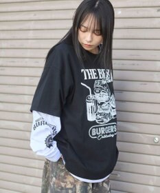 WEGO 【ユニセックス着用ITEM】グラフィックアンサンブルT（LS）