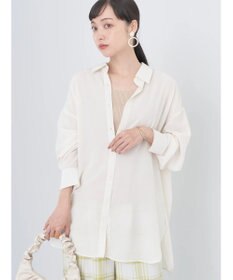 earth music&ecology シアーボーイズライクシャツ