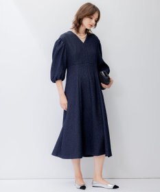 23区 S 【APPLAUDIR】マトラッセジャカード フレアドレス