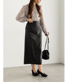 Te chichi パターンアソートシフォンフリルブラウス