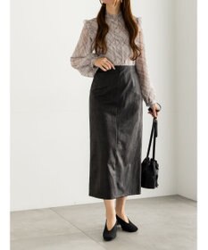 Te chichi パターンアソートシフォンフリルブラウス