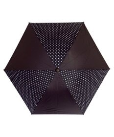 +RING 【プラスリング】【数量限定】【遮光/99%以上】レディース向け 晴雨兼用（折） BLK-DOT T943