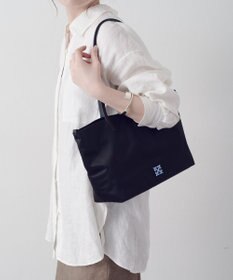 russet バイカラーレザーハンドルトートバッグ(SF-279)