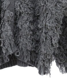 Green Parks フリンジニットカーディガン