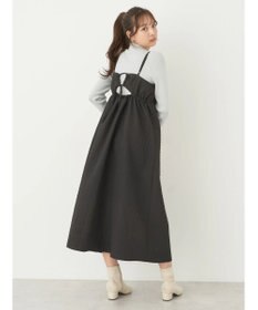 earth music&ecology バックオープンキャミワンピース