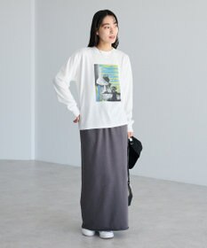 CRAFT STANDARD BOUTIQUE ダブルウェストカットソーロングスカート