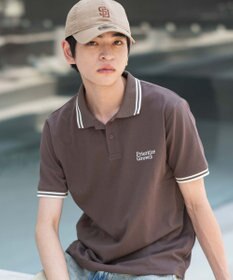 WEGO 【ユニセックス着用ITEM/MLサイズ展開】ワンポイント刺繍カノコポロ（SS）