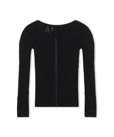 Chacott 【ノーソーイングニット】バレリーナネックジップトップ