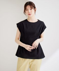 ANY SIS L 【洗える】カラミタンブラータック ブラウス