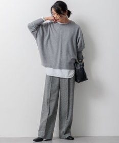 23区 【洗える】ピュアカシミヤ ドルマンスリーブ ニット