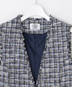J.PRESS LADIES L ファニーツイード ジレ