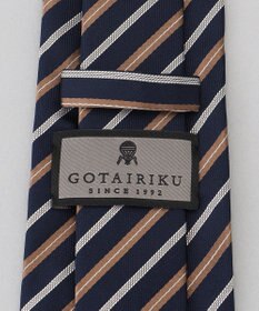 GOTAIRIKU  GOTAIRIKU別注【日本製】シルク ネクタイ_レジメンタル柄
