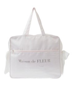 Maison de FLEUR サテンキャリーオンバッグ