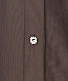 23区 【洗える】マットナイロンタフタ シャツワンピース