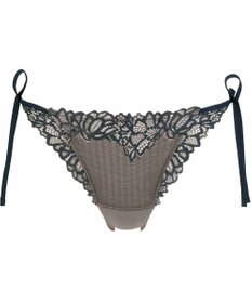 WACOAL Ｔバック ショーツ 【リボンブラ 脇すっきり】 BRB433とペア はきこみ丈あさめ バックのかぶりが広め ソング レディース PRA433 /ワコール