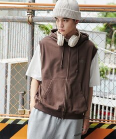 WEGO 【ユニセックス着用ITEM/MLサイズ展開】ノースリジップパーカー