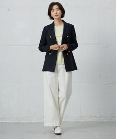 J.PRESS LADIES 【洗える】ヴィンテージWAVE ブラウス