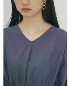 Green Parks ａ．ボリュームギャザーウエスト切替ワンピース