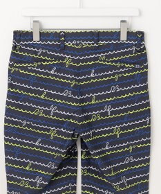 23区GOLF 【MEN】【ストレッチ・撥水】ウェーブロゴ柄 ハーフパンツ